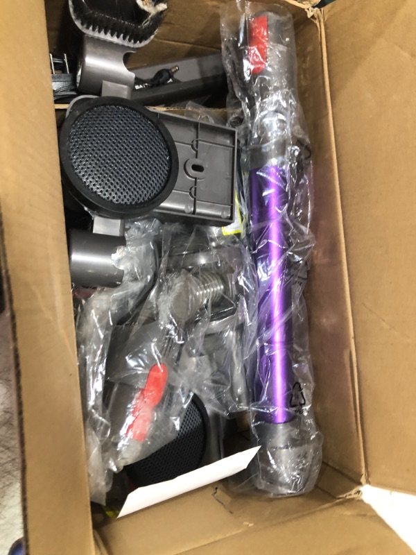Photo 1 of Cordless Stick Vacuum Cleaner - 550W Powerful Cordless Vacuum with HEPA Filter, Up to 50min Runtime & Tangle-Free Lightweight & Detachable Battery for Pet Hair Carpet Hardwood Floor Cleaning