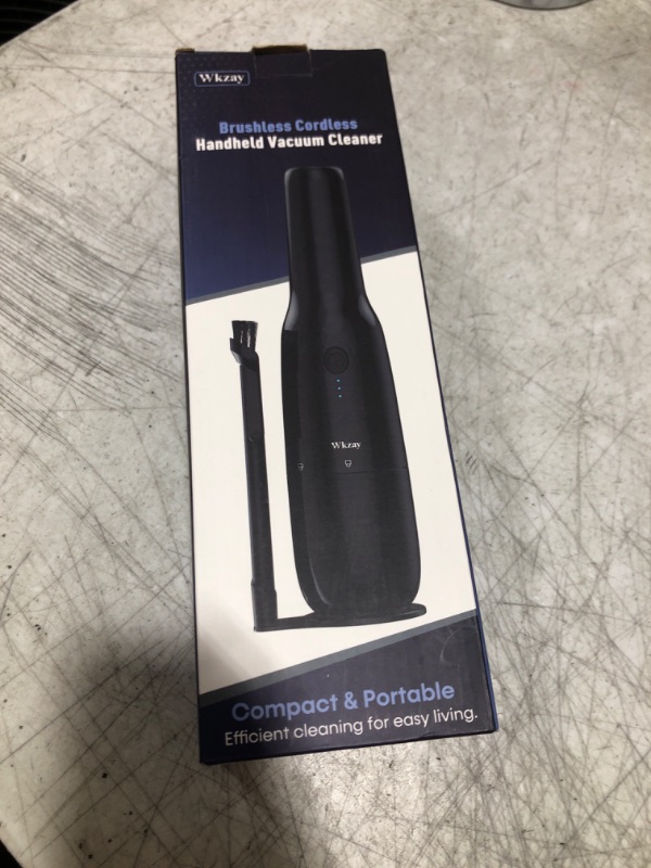 Photo 1 of Wkzay Small Handheld Vacuum Cordless with Brushless Motor – 16,000Pa Strong Suction, Fast Charging, Low Noise, Lightweight and Portable for Home, Apartment, Dorms, Small Spaces