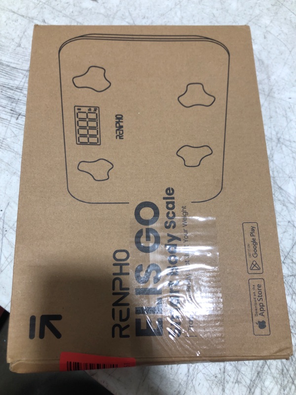 Photo 1 of RENPHO Travel Scale for Body Weight, Mini Bathroom Scale for Body Fat, Portable Weight Scale for Traveling with Storage Case, 13 Body Composition Analyzer with App, 400 lbs, Elis Go, 11.02" x 7.09"