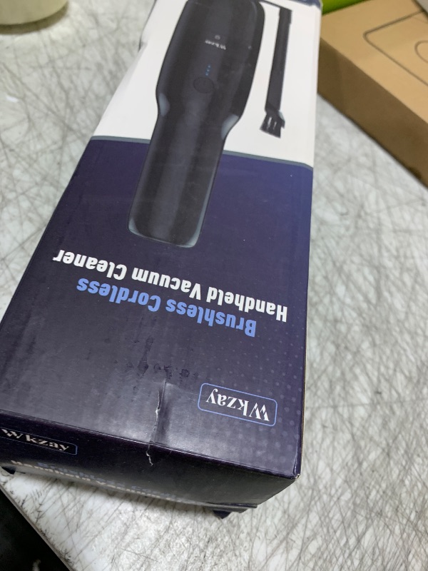 Photo 1 of Wkzay Small Handheld Vacuum Cordless with Brushless Motor – 16,000Pa Strong Suction, Fast Charging, Low Noise, Lightweight and Portable for Home, Apartment, Dorms, Small Spaces