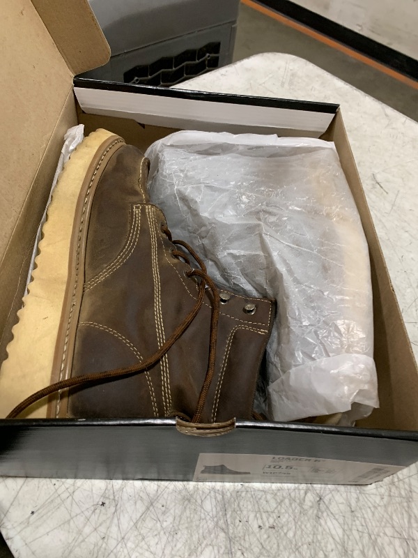 Photo 1 of Wolverine Men's Loader 6" Soft Toe Wedge Work Boot, Brown, 10.5 M US