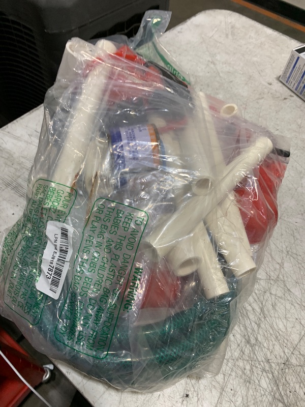 Photo 1 of CANVINO Automatic Chicken Waterer System (45 Accessories Included), Complete PVC Pipelines Set with Chicken Water Cups, Float Valve and Garden Hose, DIY Chicken Watering System (No Bucket Included)