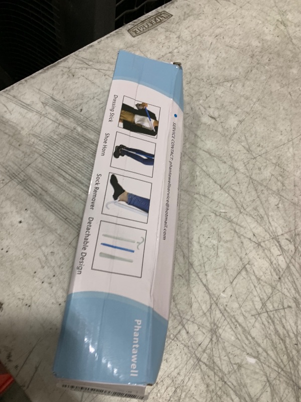 Photo 1 of 35.5 Inch Long Handled Shoe Horn, Dressing Stick, Sock Remover Aid Helper - Versatile, Adjustable Dressing Aid for Shoes, Socks, Shirts, Pants - Long Shoe Horn, Shoe Horn Long Handle for Seniors