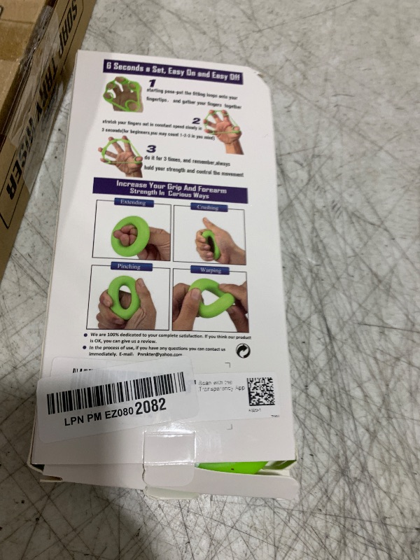 Photo 1 of Pnrskter Hand Grip Strengthener, Finger Exerciser, Grip Strength Trainer (6 PCS),New Material,Forearm Grip Workout, Finger Stretcher, Relieve Wrist Pain, Carpal Tunnel, Trigger Finger, Mallet Finger and More.