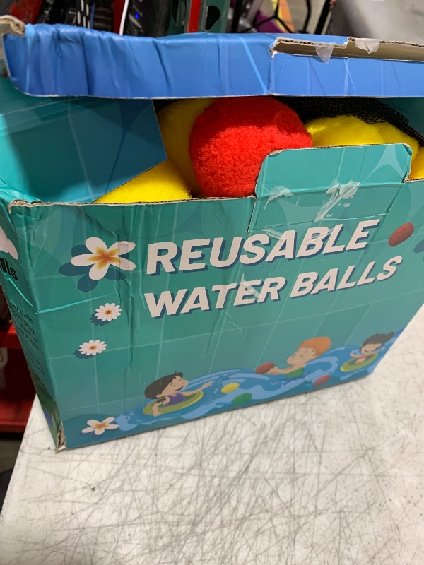Photo 1 of 90 Pcs Reusable Water Balls, Reusable Water Balloons for Outdoor Toys and Games, Water Toys for Kids and Adults Boys and Girls - Summer Balls for Pool and Backyard Fun