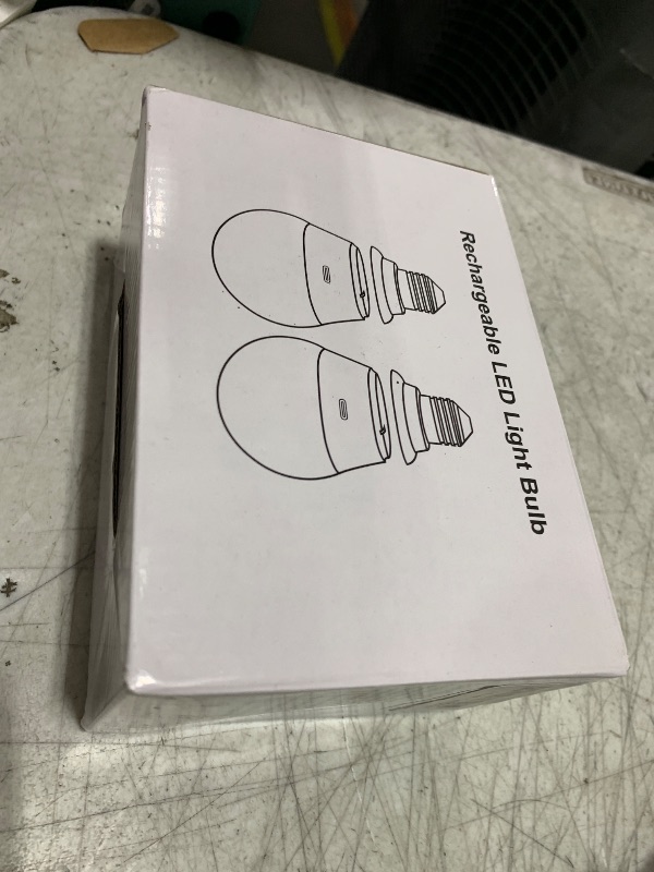 Photo 1 of Brightown E26 Rechargeable Light Bulb with Remote and Timer, Battery Backup Bulb for Sconces and Lamps, Magnetic Bulbs for Non-Hardwired Fixture, 3 Color Temperatures + 9 RGB Colors, Dimmable, 2 Pack