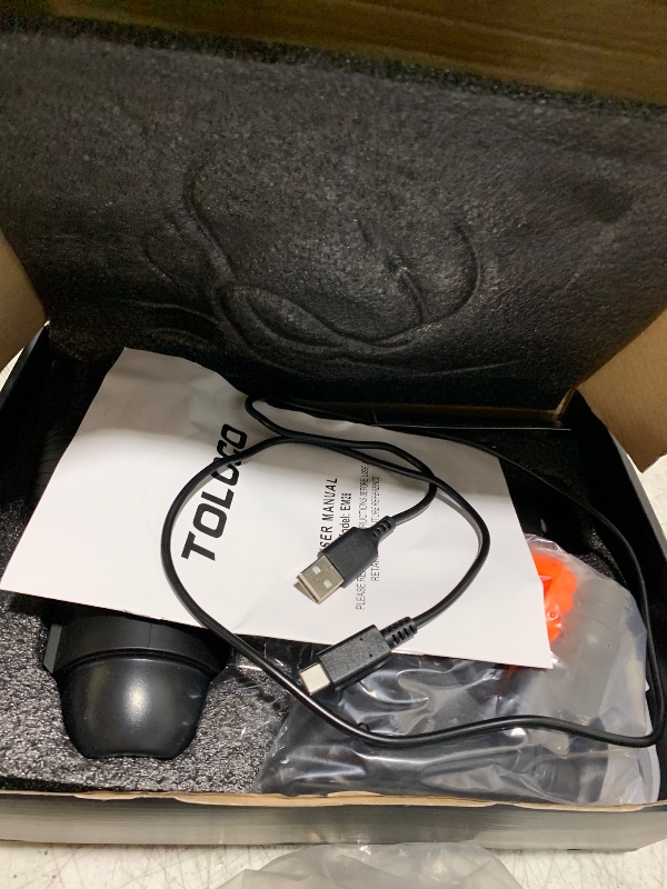Photo 1 of TOLOCO Massage Gun, Deep Tissue Back Massage for Athletes for Pain Relief, Percussion Massager with 10 Massages Heads & Silent Brushless Motor, Gifts for Fathers Day, Black