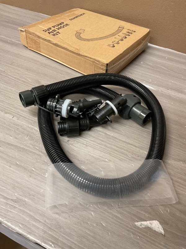 Photo 1 of Swonder Paddle Board Pump Adapter Set, 3.3 FT Air Hose with 7 Nozzles Fit for Inflatable Paddleboard, Boat, Tent, Kayak, Compatible with All Swonder Electric Air Pumps