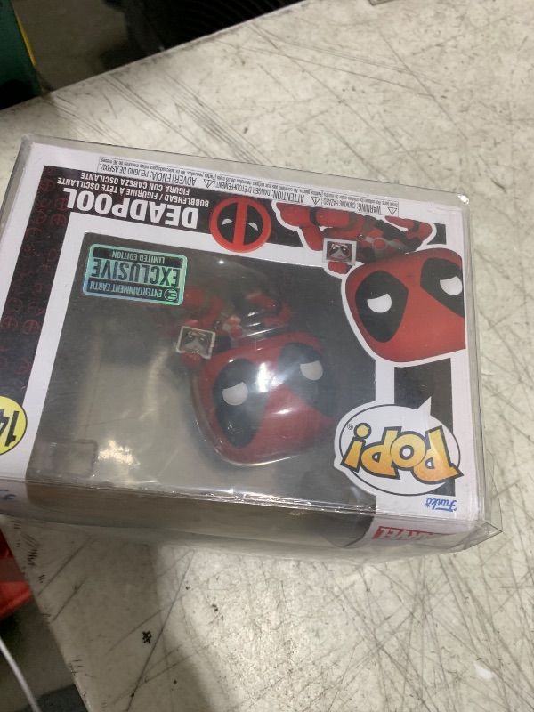 Photo 1 of POP Marvel: Deadpool Hearts Wolverine Limited Edition Exclusive Funko Vinyl Figure (Bundled with Compatible Box Protector Case), Multicolor, 3.75 inches