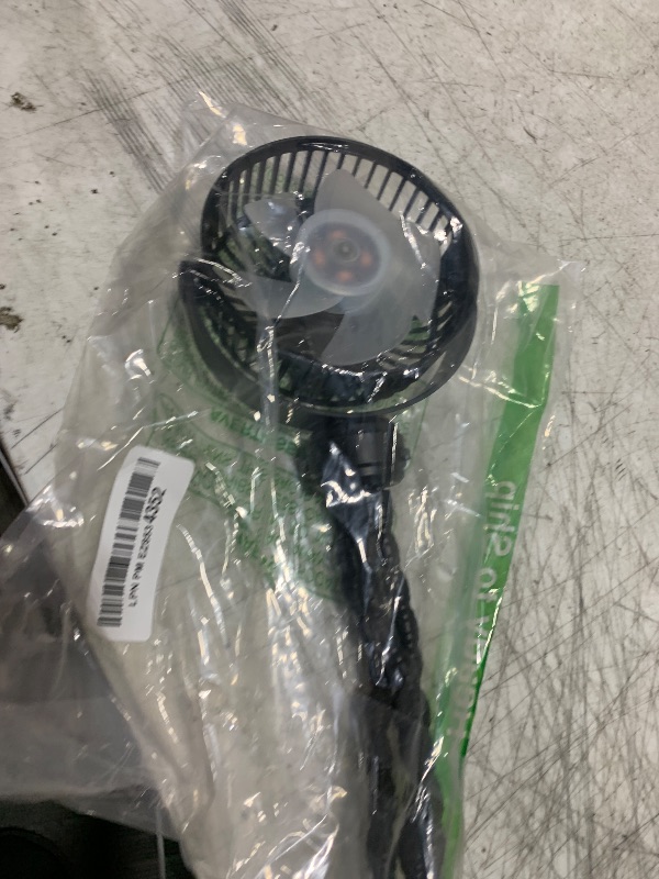 Photo 1 of Gaiatop Mini Portable Stroller Fan, Battery Operated Small Clip on, Detachable 3 Speed Rechargeable, 360° Rotate Flexible Tripod Better Cooling for Car Seat Crib Treadmill Travel Black