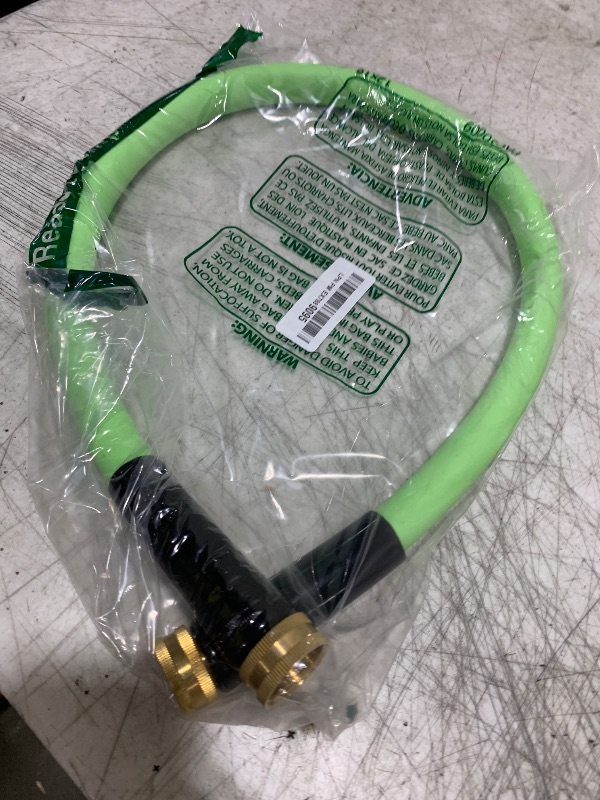 Photo 1 of Atlantic Female to Female Lead in Garden Hose 5/8 Inch x 3 ft Green Water Hose Short Connection Leader Hose 3 Foot