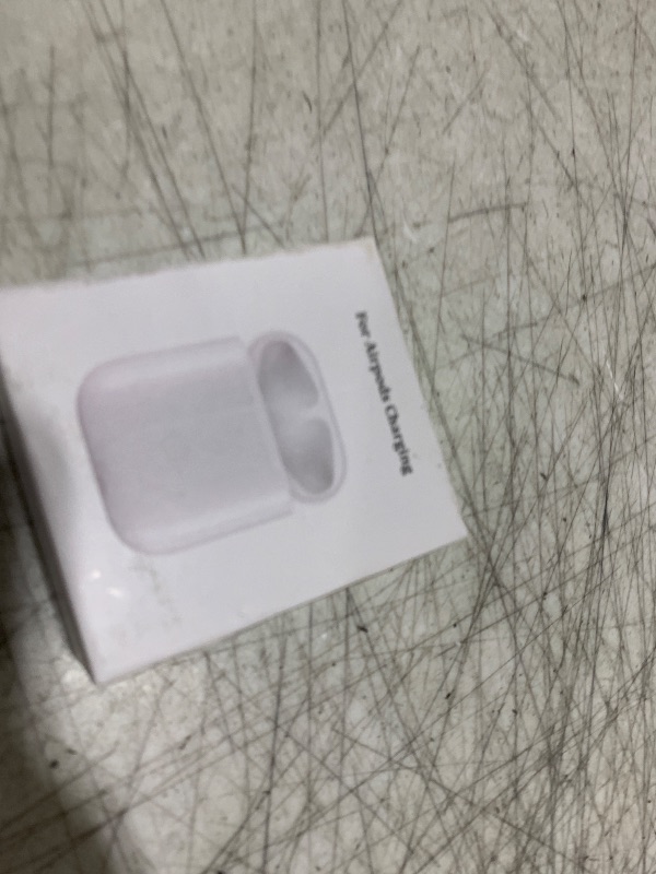 Photo 1 of Jinstyles Wireless Charging Case Replacement Compatible for AirPods 1st & 2nd Generation Charger Case with Bluetooth Sync Pairing Button (Black)