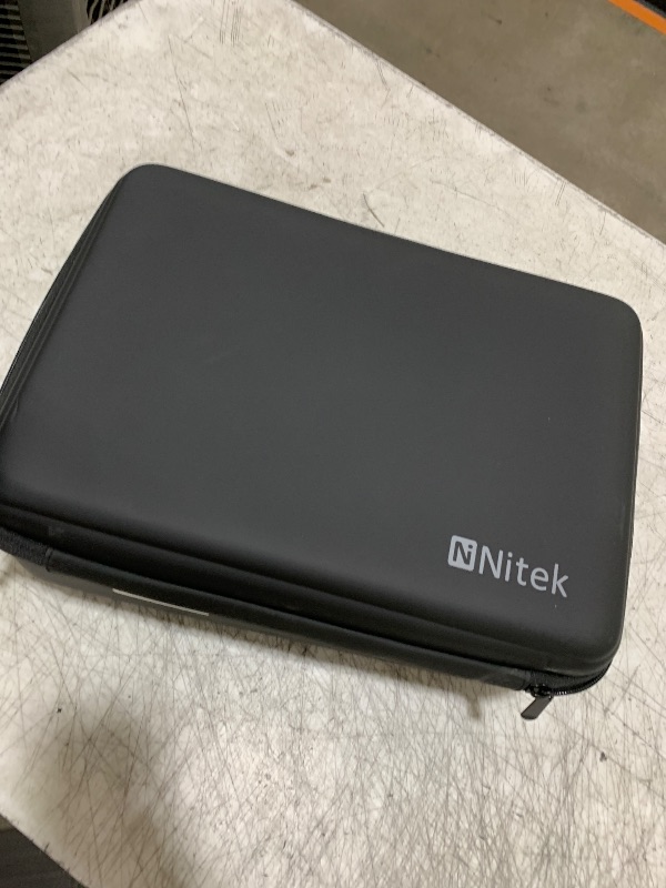 Photo 1 of NNITEK professional leather barber case black Makeup Stylist Train clipper case Hair Salon barber box?