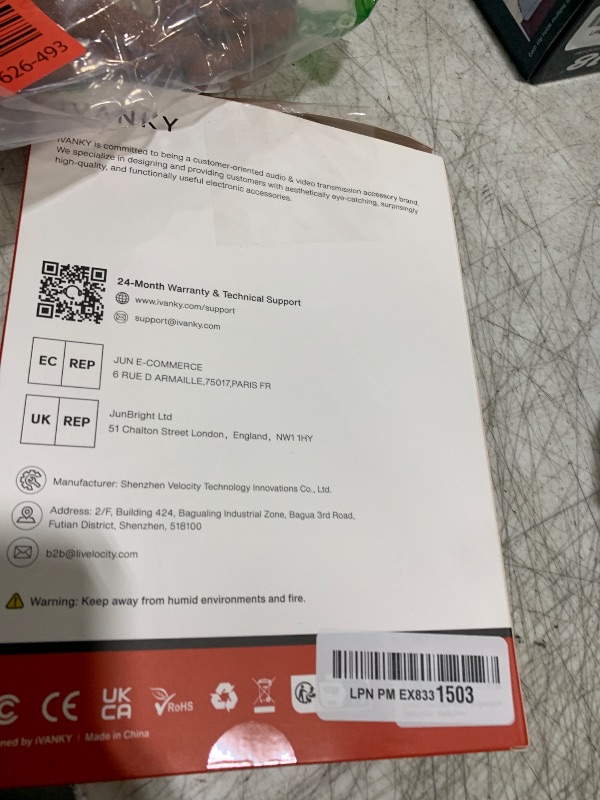 Photo 1 of IVANKY 8K DisplayPort Cable 1.4, VESA Certified DP Cable 6.6ft (8K@60Hz, 4K@144Hz, 2K@240Hz)HBR3 Support 32.4Gbps, HDR, HDCP 2.2, FreeSync G-Sync, Braided Display Port for Gaming Monitor, Graphics, PC