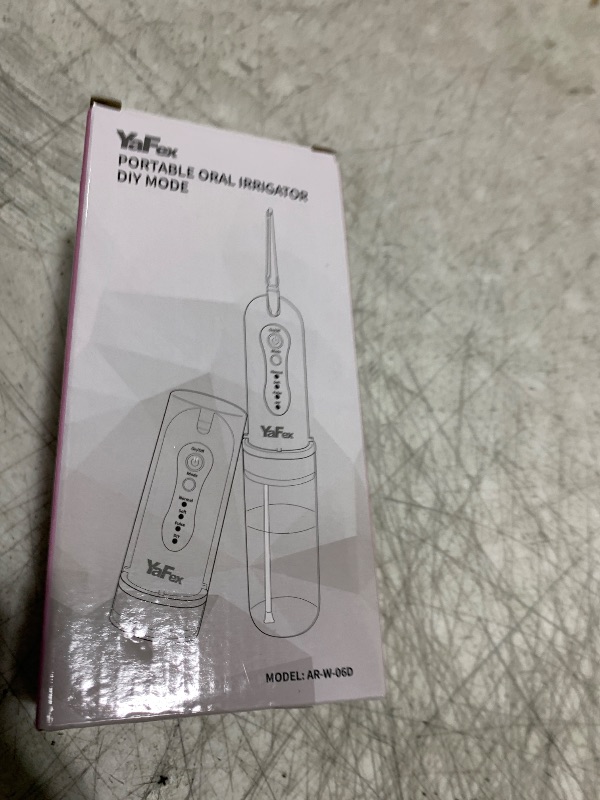 Photo 1 of Water Dental Flosser Cordless for Teeth: Portable Oral Irrigator Rechargeable Collapsible Travel Teeth Cleaner with Case, 4 Modes with DIY, 5 Jet Tips, IPX7 Waterproof for Teeth Cleaning