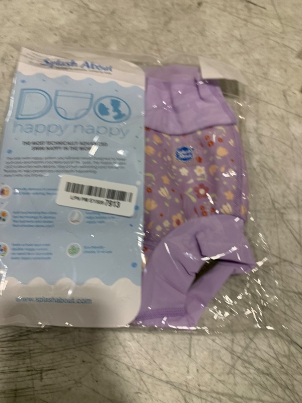 Photo 1 of Splash About Happy Nappy Duo Reusable Swim Diaper, Lilac Spring, 12-24 Months