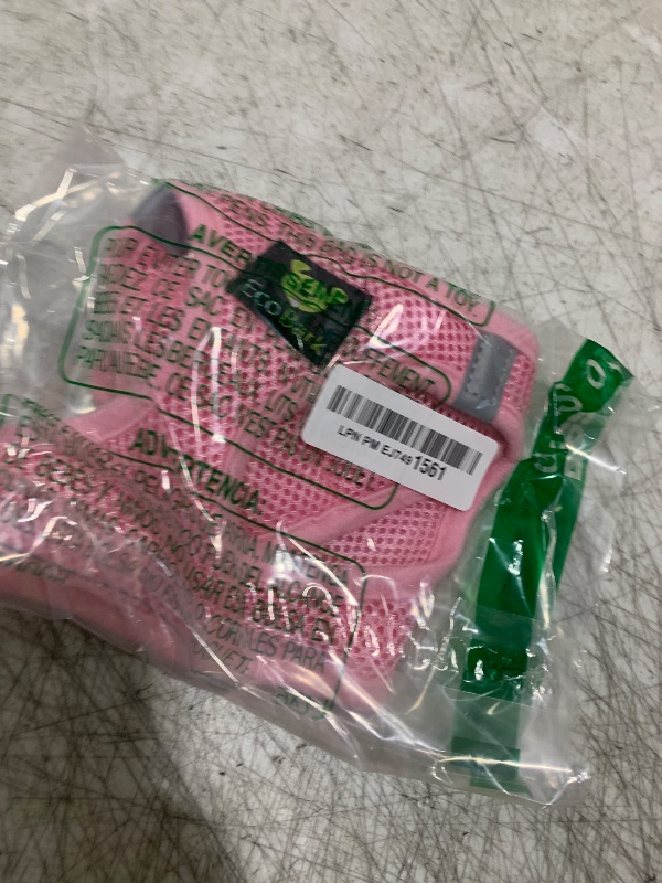 Photo 1 of EcoBark Baby Pink Step in Dog Harness - Step in Mesh Dog Harnesses - Safe & Secure Wrap Around Body Halter Vest