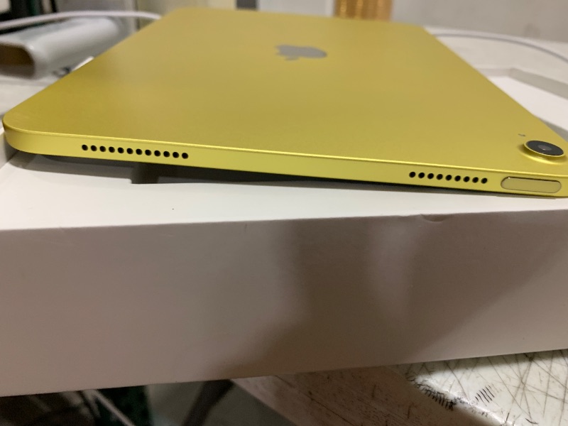 Photo 1 of Apple iPad 11-inch: A16 chip, 11-inch Model, Liquid Retina Display, 128GB, Wi-Fi 6, 12MP Front/12MP Back Camera, Touch ID, All-Day Battery Life — Yellow