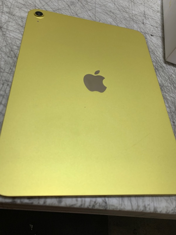 Photo 1 of Apple iPad 11-inch: A16 chip, 11-inch Model, Liquid Retina Display, 128GB, Wi-Fi 6, 12MP Front/12MP Back Camera, Touch ID, All-Day Battery Life — Yellow