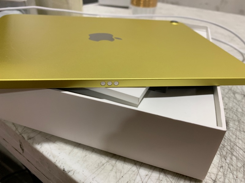 Photo 1 of Apple iPad 11-inch: A16 chip, 11-inch Model, Liquid Retina Display, 128GB, Wi-Fi 6, 12MP Front/12MP Back Camera, Touch ID, All-Day Battery Life — Yellow