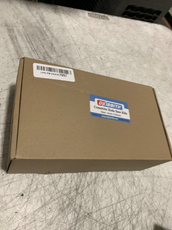 Photo 1 of 4" Concrete Hole Saw, 102mm Tungsten Steel Core Bit for Cinder Block, Brick, Rock, Plank Walls for Pipes or mini Split Lines, with SDS Plus Shank and 2 Center Positioning Drill Bits.
