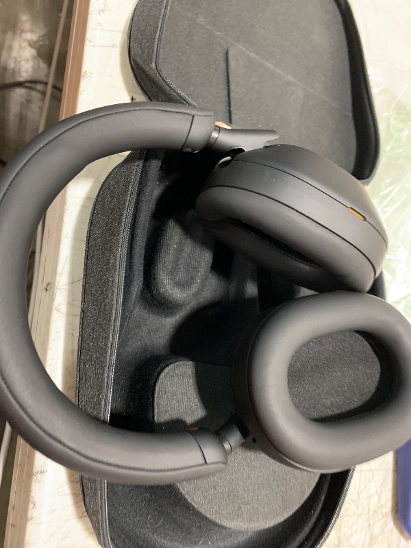 Photo 1 of Sony WH-1000XM5 Premium Noise Canceling Headphones, Auto NC Optimizer, 30-Hour Battery, Alexa Voice Control, Black