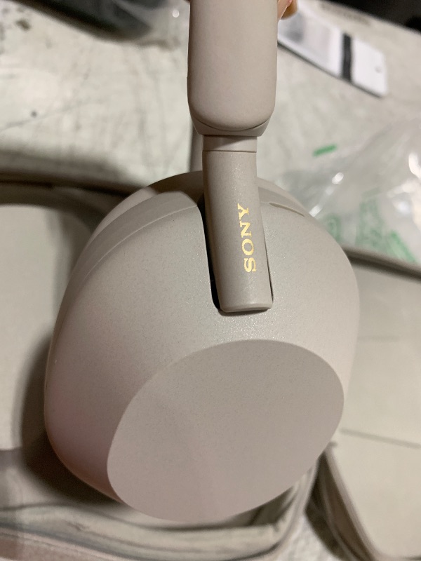 Photo 1 of Sony WH-1000XM5 Premium Noise Canceling Headphones, Auto NC Optimizer, 30-Hour Battery, Alexa Voice Control, Silver