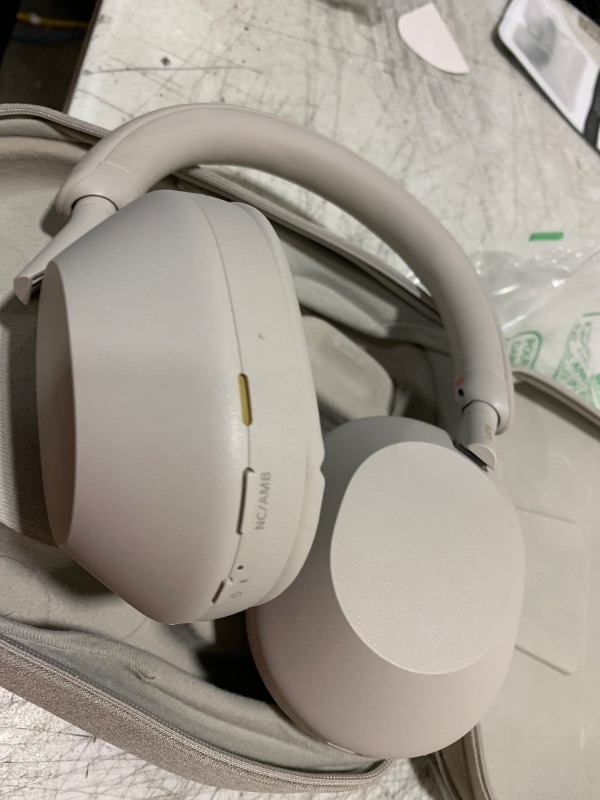 Photo 1 of Sony WH-1000XM5 Premium Noise Canceling Headphones, Auto NC Optimizer, 30-Hour Battery, Alexa Voice Control, Silver
