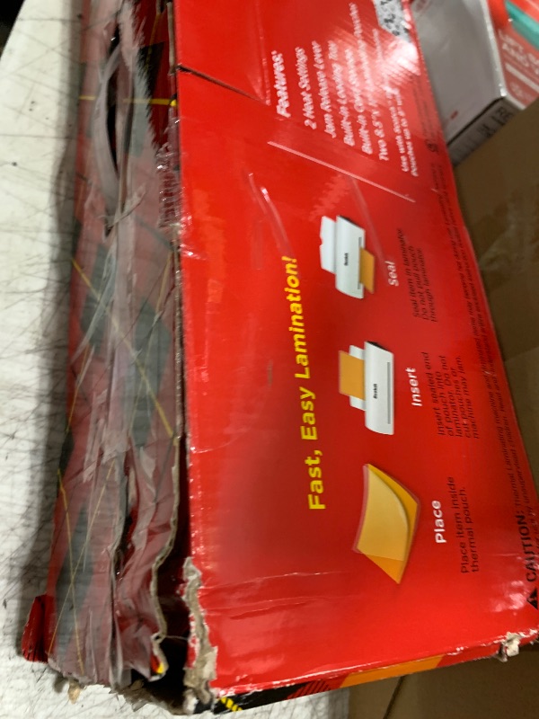 Photo 1 of Scotch Brand PRO Thermal Laminator, Never Jam Technology Automatically Prevents Misfed Items, 2 Roller System, 9 inch (TL906)