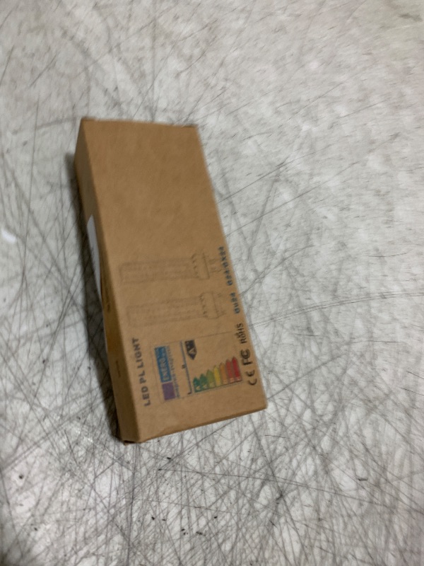 Photo 1 of Noobibaba GX24Q LED Bulb 4 Pin LED Light Bulb 10W Compatible with GX24Q-1 GX24Q-2 GX24Q-3, 18W 23W CFL Replacement for Kitchen Downlight, Natural White 4000K 2-Count (Ballast Removed Required)