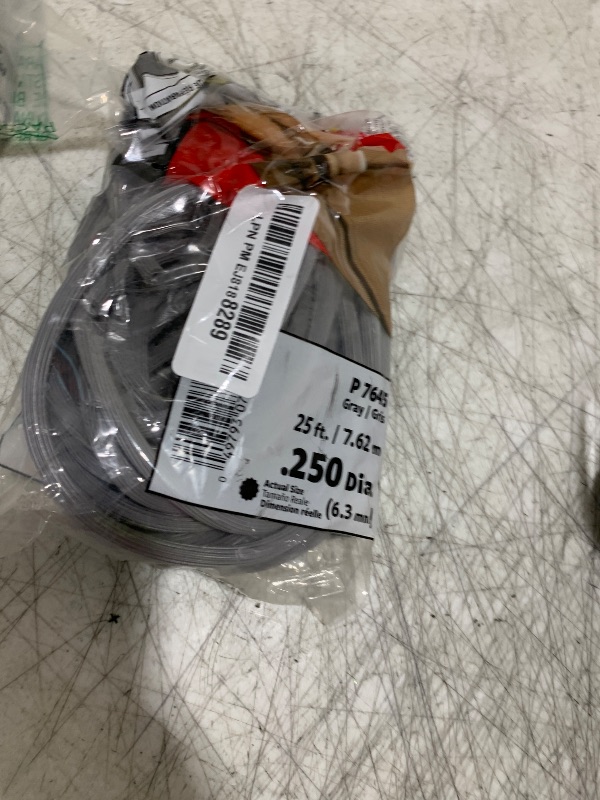 Photo 1 of Prime-Line P 7645 Screen Retainer Spline, 0.250 In., 25 foot, Gray (1 Roll)
