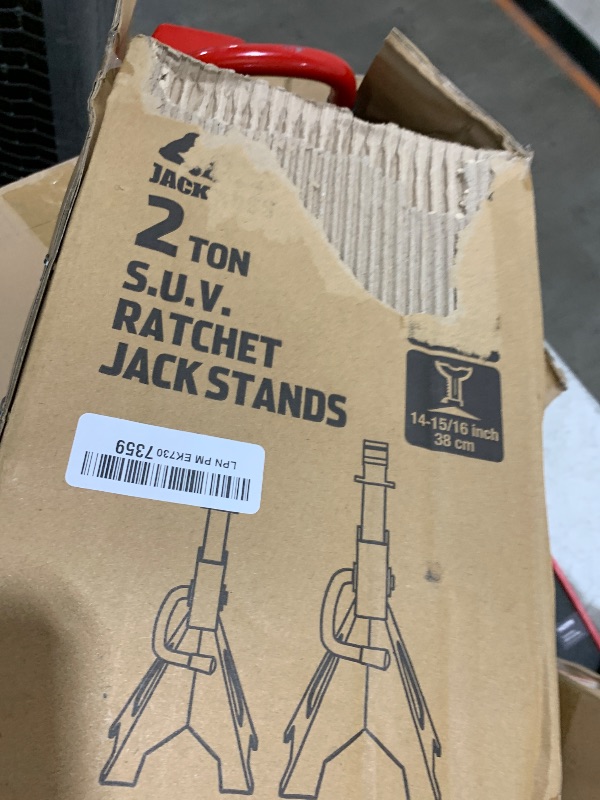 Photo 1 of Jack Boss Jack Stands Low Profile 2 Ton(4000 LBs) Lifting Car Stand, Fit Use for Cars Automotive Small Vehicles, 2 Pack
