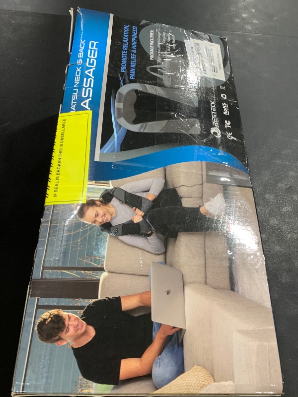 Photo 1 of RESTECK Massagers for Neck and Back with Heat - Deep Tissue 3D Kneading Pillow, Electric Shiatsu Shoulder Massage, Foot, Legs,Body - Relieve Muscle Pain - Office, Home & Car
