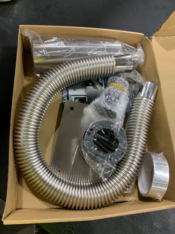 Photo 1 of 2025Newly Upgraded Generator Exhaust Extension Silencer Kit With Insulated Through-Wall Mounting Plate, Universal Generator Muffler Silencer Kit - Efficient Noise Reduction and Safe Exhaust Design