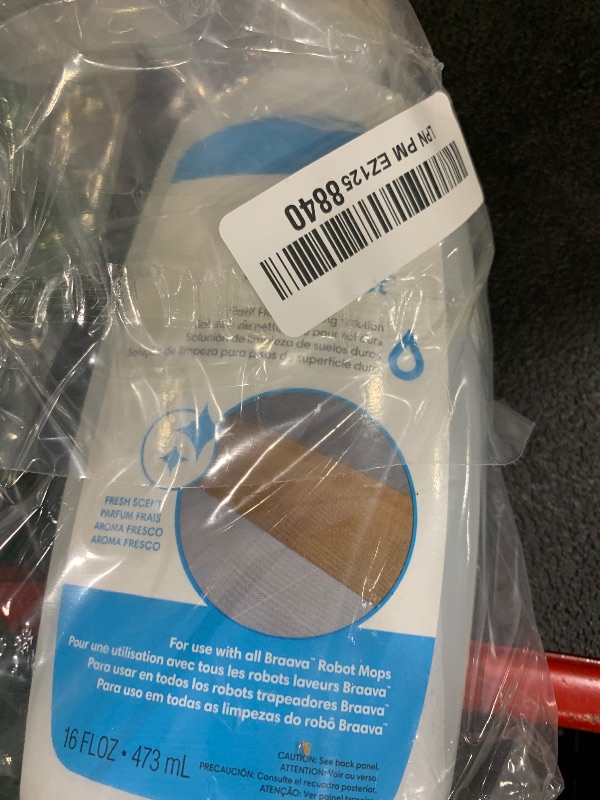 Photo 1 of iRobot Authentic Replacement Parts-Hard Floor Cleaner Concentrate Solution Compatible with Roomba Combo Models 104, 105, 405, 505, Essential, i5, i5+, j5, j5+, j7+, j9+, Braava jet 240 & m6 (16 Oz)