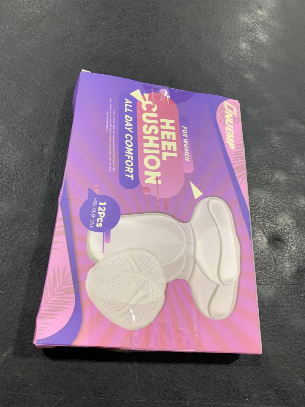 Photo 1 of ONUEMP Heel Cushion Inserts and Metatarsal Pads for Women, 3 Pairs Heel Grips and 3 Pairs Ball of Foot Cushions, Silicone Shoe Pads Insoles for High Heels, Blister Prevention for Too Big Shoes