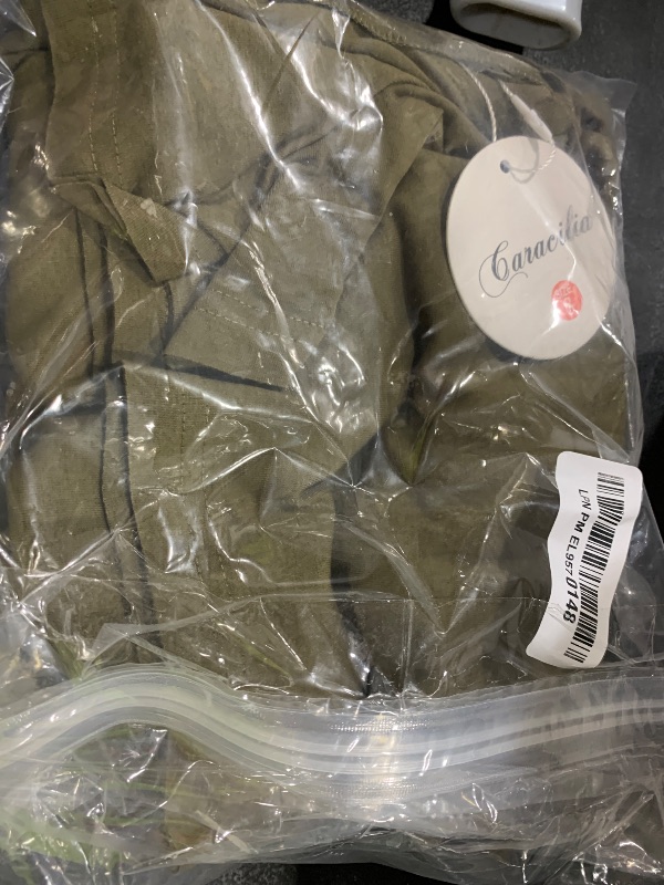 Photo 1 of Caracilia Womens Oversized Tshirt Romper Hot Shot One Piece Tee Rompers Casual Short Sleeve Athletic Workout Overall Jumpsuit Army Green Small