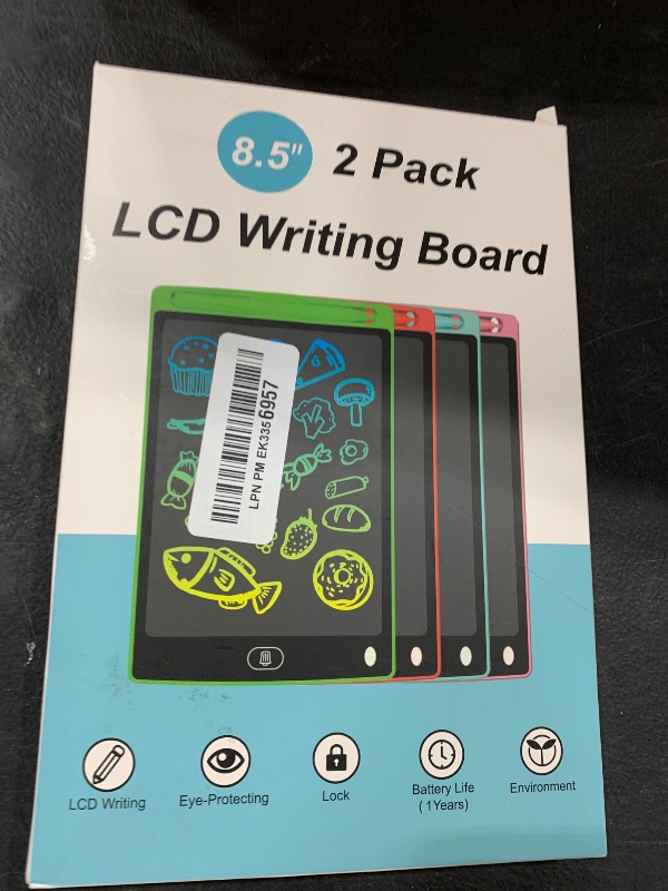 Photo 1 of 2 Pack LCD Writing Tablet for Kids Doodle Board with 2 Bag, Electronic Drawing Tablet Drawing Pads, Etch a LEYAOYAO Sketch Pad Learning Educational Toddler Toy - Gift for 3-6 Years Old Girl Boy