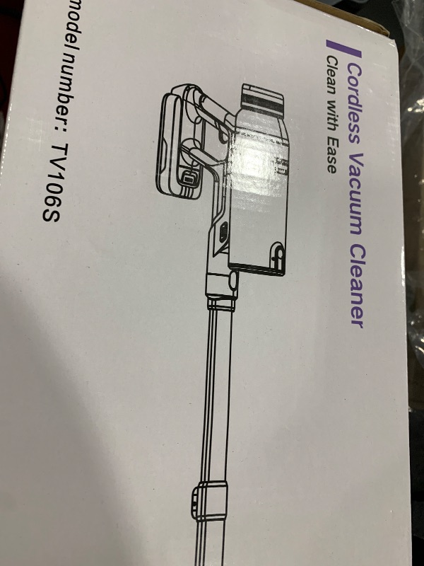 Photo 1 of Cordless Stick Vacuum Cleaner for Home: Power Suction Vacuum Tangle-Free Lightweight Design & 2600mAh Detachable Battery Up to 50mins Runtime for Pet Hair Carpet Hardwood Floor