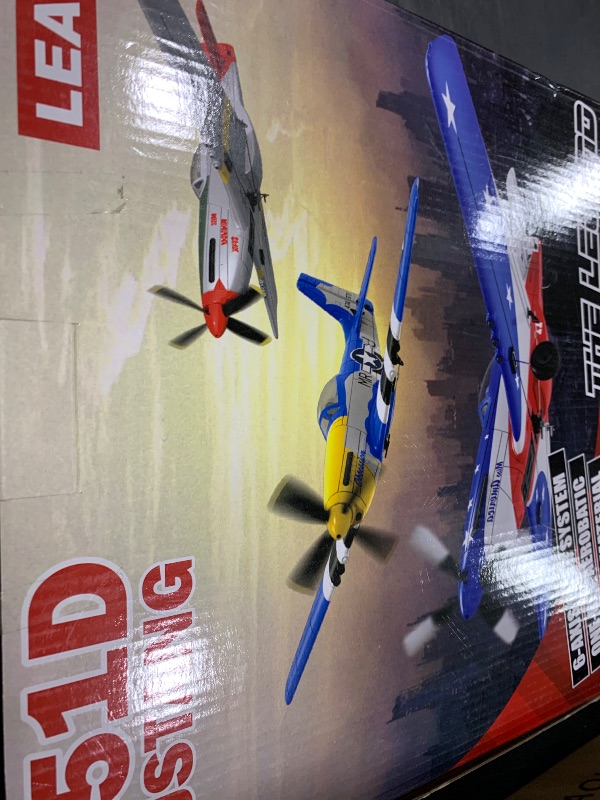 Photo 1 of LEAMBE 4 Channel RC Plane, Ready to Fly Aerobatic Aircraft, Easy Control for Beginners, P51 Mustang RC Airplane Best Gift for Boys & Adults