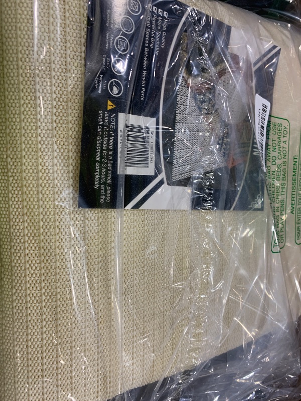 Photo 1 of 8x10 Non-Slip Area Rug Pad Gripper for Any Hard Surface Floors Keep Your Rugs Safe and in Place