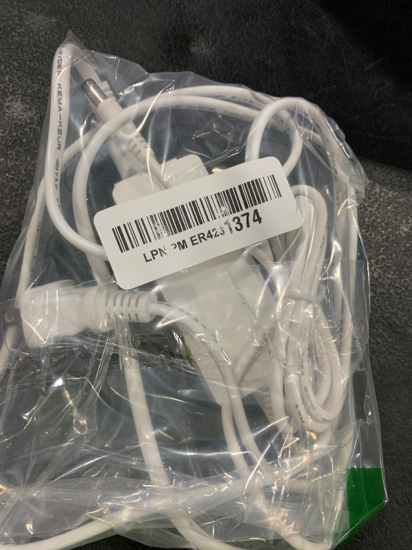Photo 1 of Power Cord for Cricut Explore air 2, Expression 2, Maker, Explore Air, Explore One Create Cake Mini Original Replacement for Cricut Maker KSAH1800250T1M2 Cutting 18V Charger Power Supply (White)