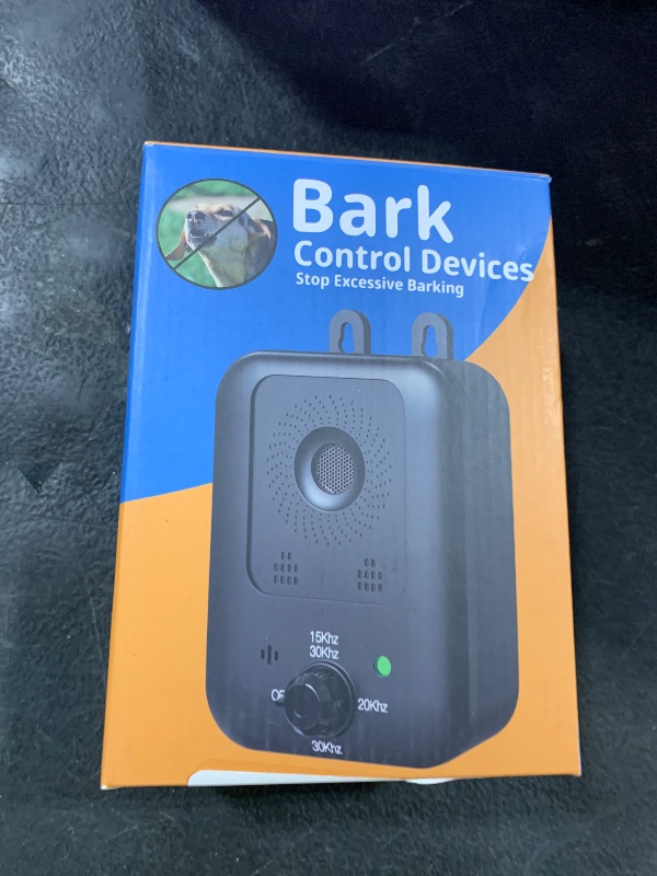 Photo 1 of Anti Barking Devices, Auto Barking Control Devices with 3 Modes, Effective Stop Barking Dog Devices for Indoor & Outdoor Use, Rechargeable Ultrasonic Dog Bark Box Barking Deterrent Devices?Black3