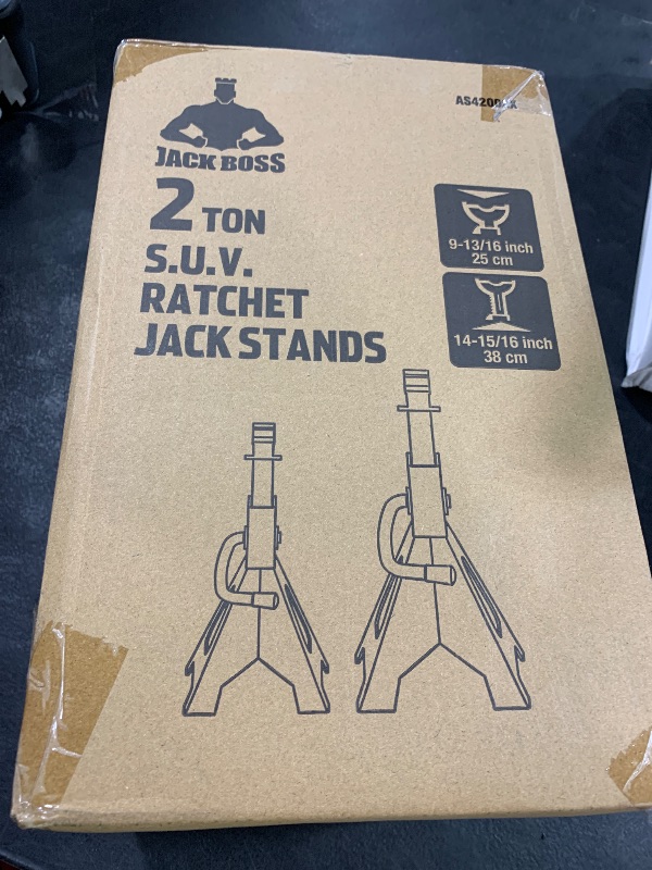 Photo 1 of Jack Boss Jack Stands Low Profile 2 Ton(4000 LBs) Lifting Car Stand, Fit Use for Cars Automotive Small Vehicles, 2 Pack