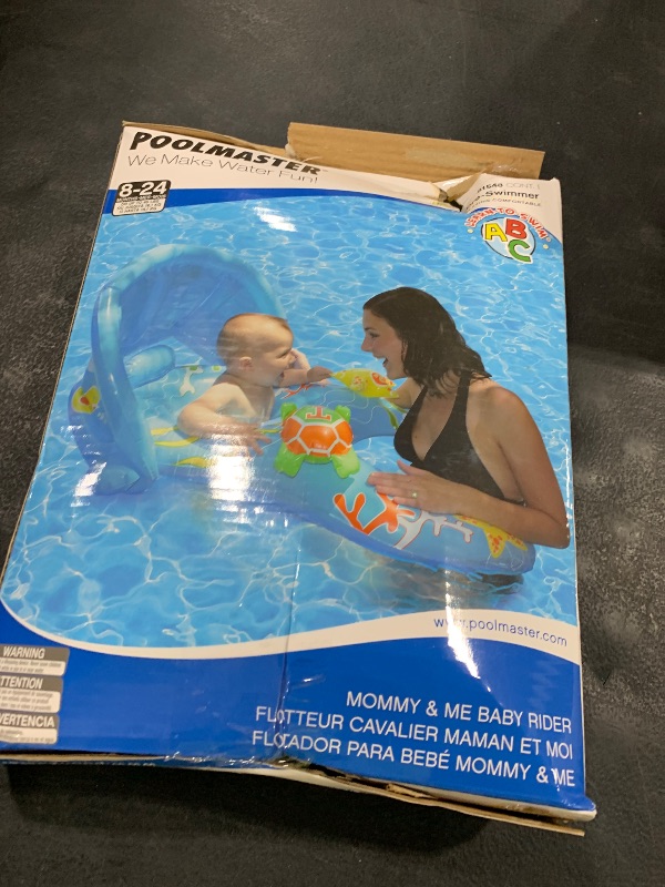 Photo 1 of Poolmaster Mommy and Me Swimming Pool Baby Float With Sun Shade, 1 Child