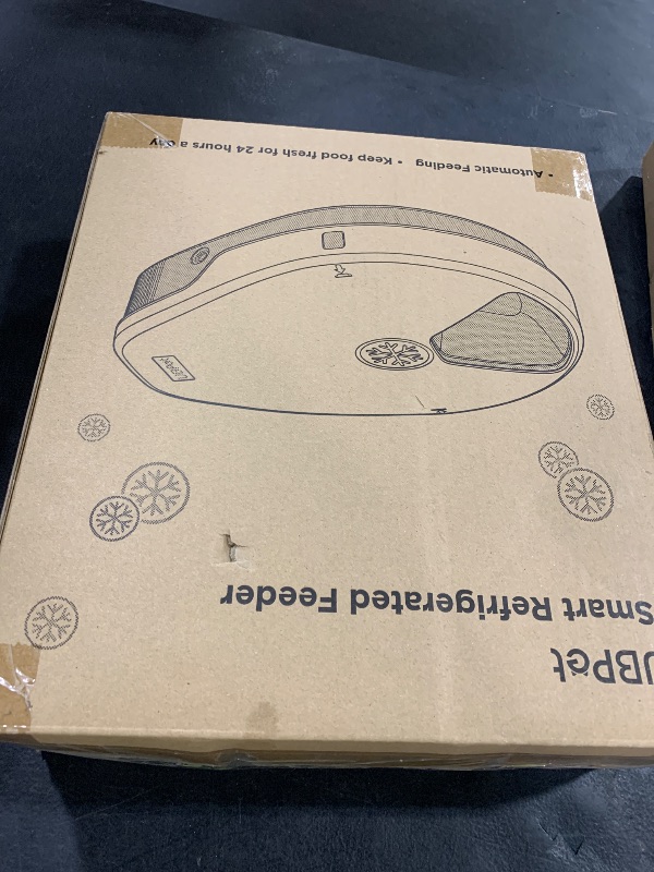 Photo 1 of UBPET Cat Wet Food Automatic Feeder with Cooling, Semiconductor Refrigeration, with Timer, 5 Food Compartments for 330g Pet Food Each, Premium Meal Plates, Washable, for Cats