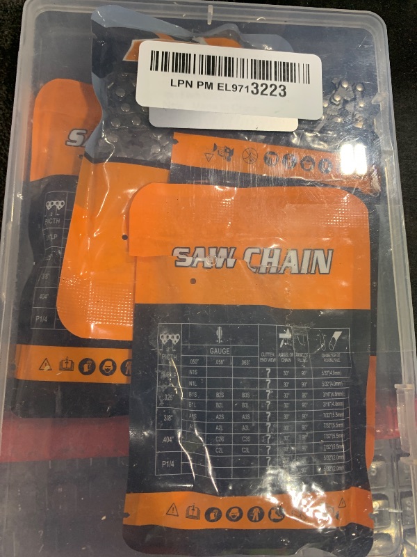 Photo 1 of GSSHBR 6 Inch Mini Chainsaw Chain Replacement Accessories,4 Pieces Chain Saw Chains for Cordless Electric Portable Mini Chainsaw for Pruning Shears Wood Cutting(37 Drive Links)