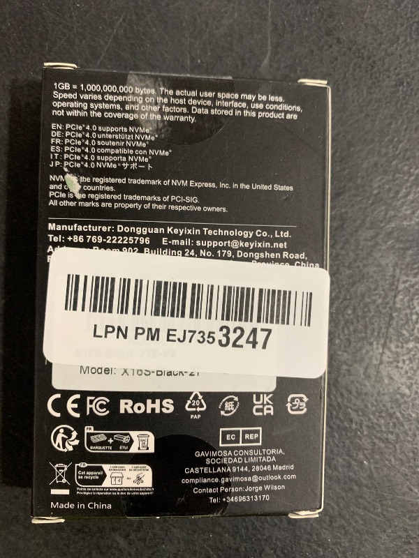 Photo 1 of Vansuny 2TB NVMe M.2 SSD,M2 2280 PCIe 4.0 Internal Solid State Drive,Read Up to 7300MB/s with Heatsink and Screwdrivers for PS5 Consoles PC Gaming Design