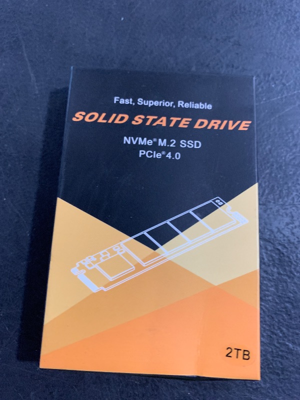 Photo 1 of Vansuny 2TB NVMe M.2 SSD,M2 2280 PCIe 4.0 Internal Solid State Drive,Read Up to 7300MB/s with Heatsink and Screwdrivers for PS5 Consoles PC Gaming Design