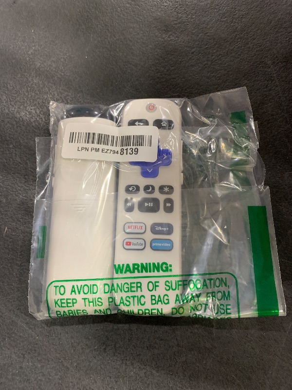 Photo 1 of (Pack of 2) Remote Control Only for TCL Onn Hisense Sharp Philips Westinghouse Insignia Element TLC Roku Smart TV Ruko Ruku Roko Remotes Replacement-1 Year Warranty